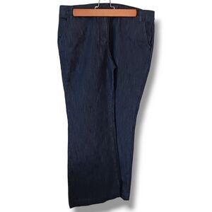 CLEARANCE New York & co. Size 14 Womens Jeans, Dark Wash, Wide Leg Plus